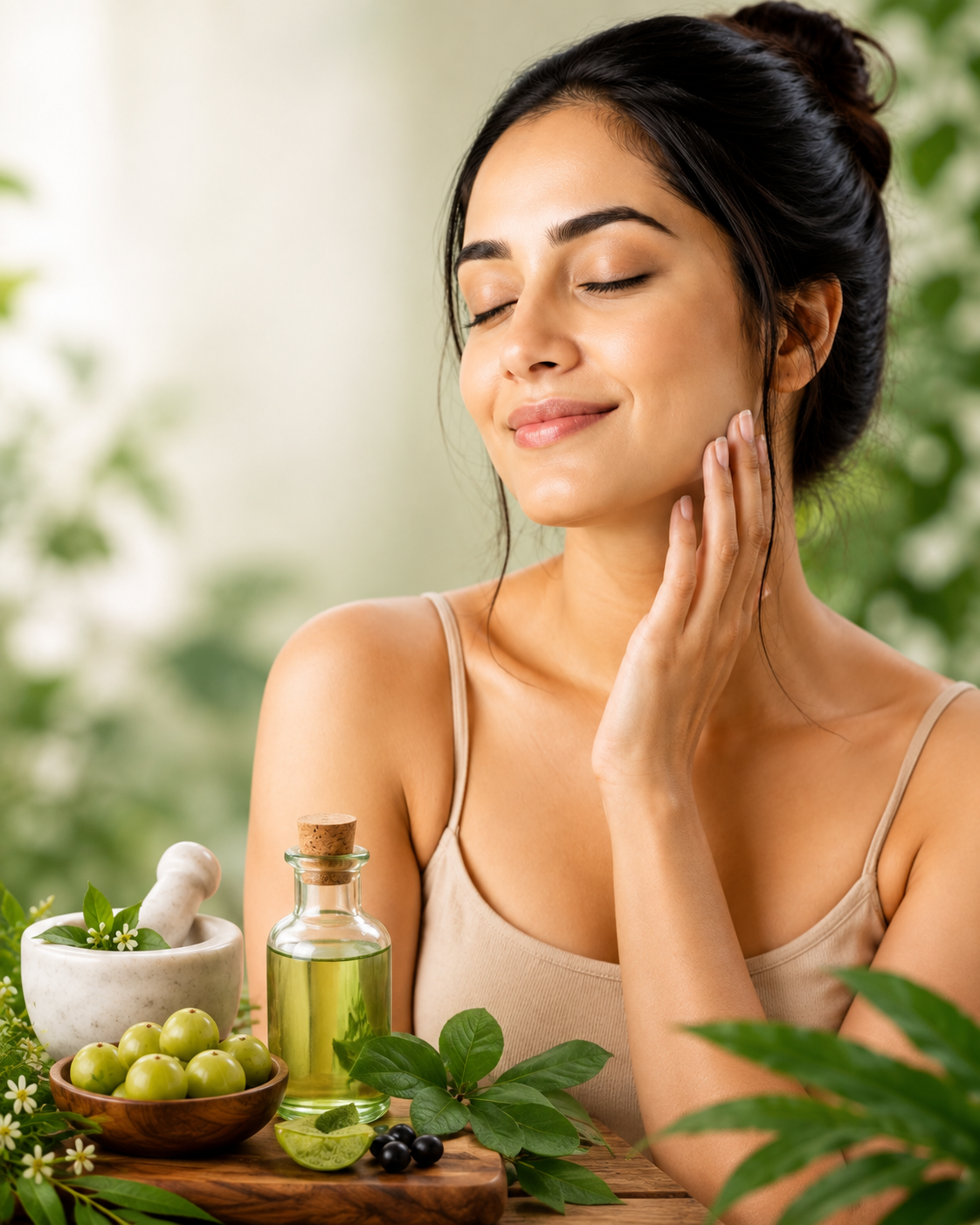 Natural skincare and holistic skin wellness