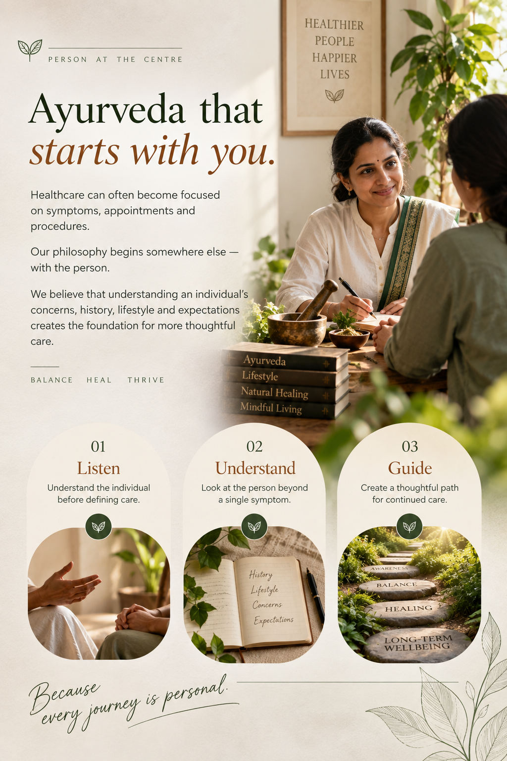 Healthcare team and clinical environment at MSM Ayurveda