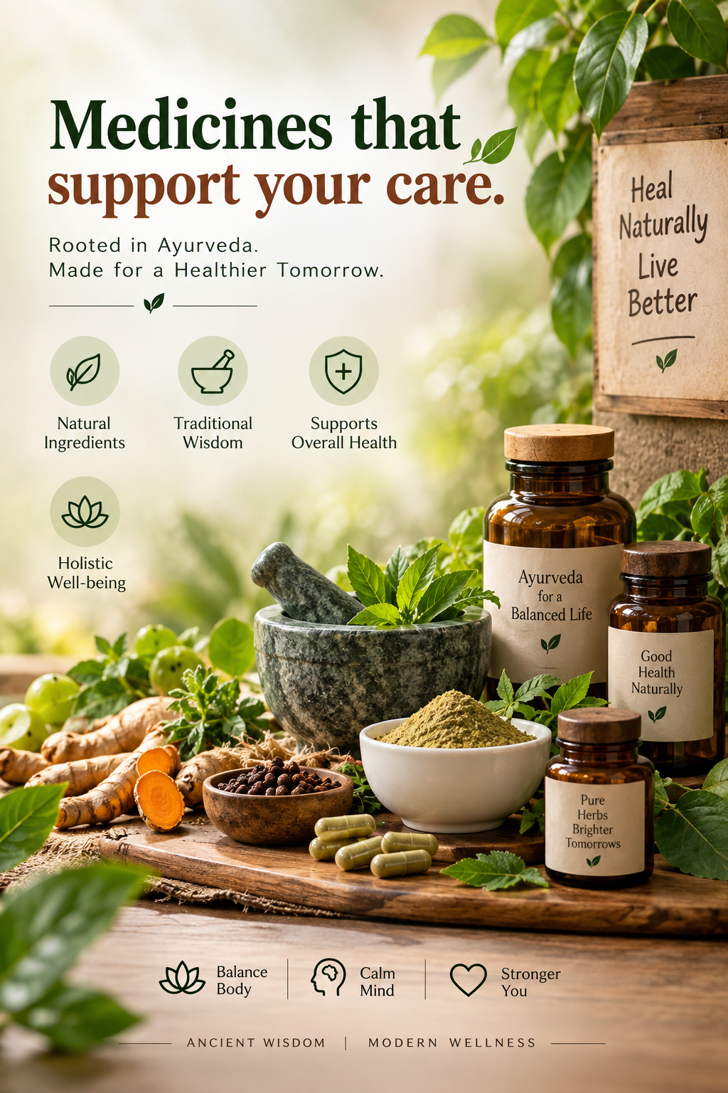 Ayurvedic medicines and pharmacy services at MSM Ayurveda
